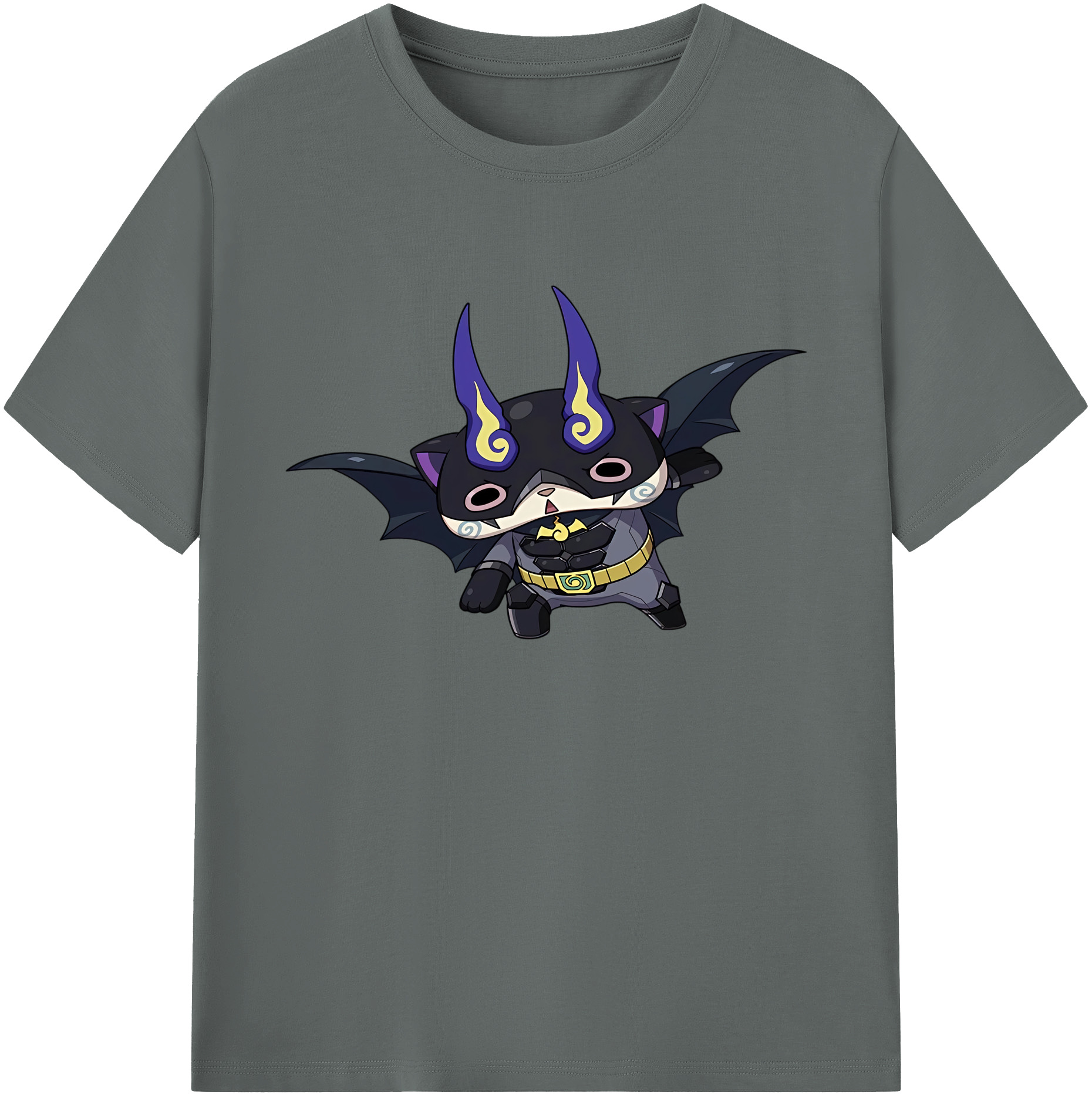 （画像用） 妖怪ウォッチ Yo-kai Watch 綿100％ メンズ半袖Tシャツ｜肌触りやわらか＆通気性